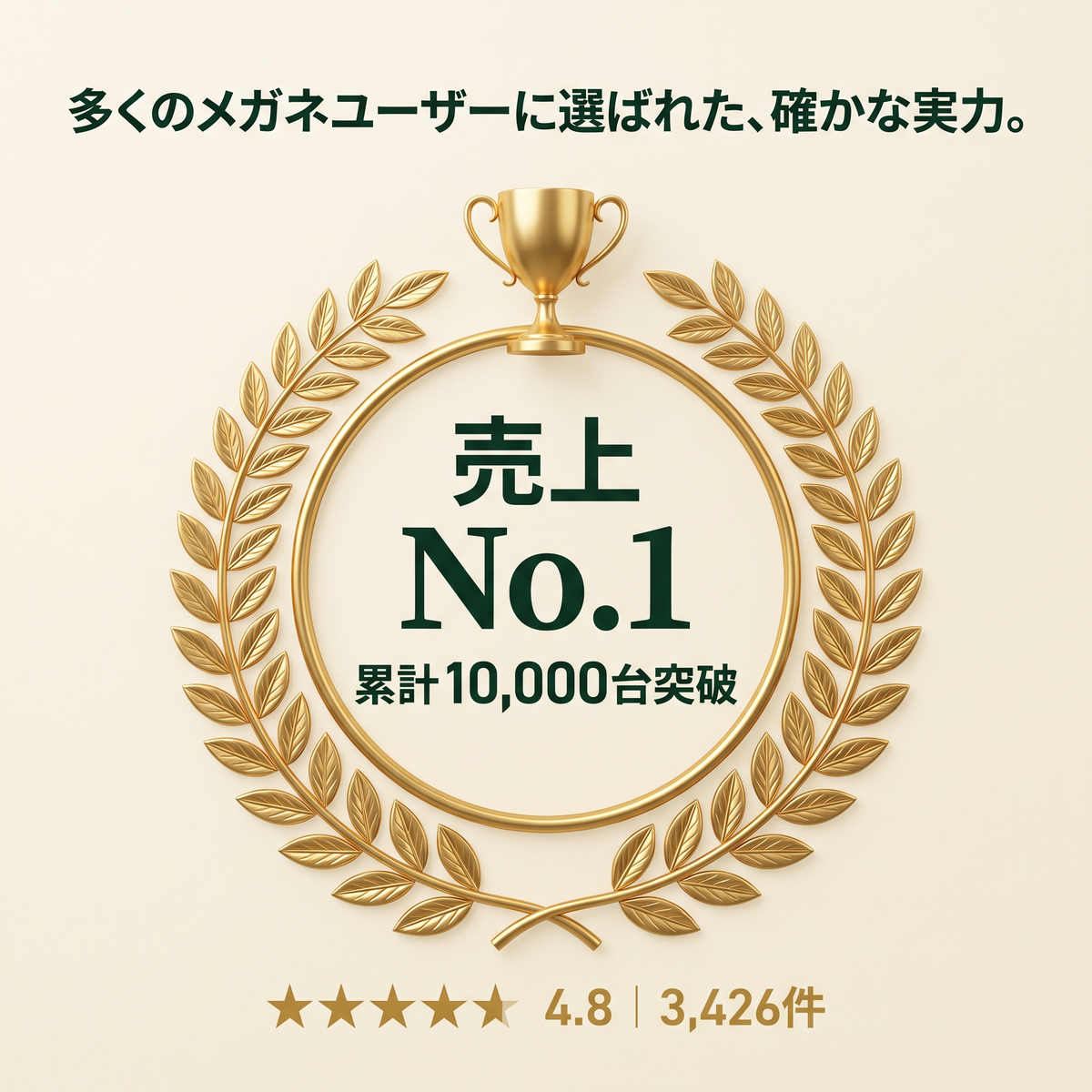 超音波メガネクリーナー｜拭かずに、洗う。