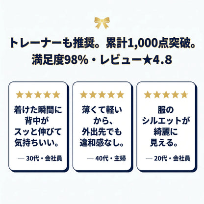 【トレーナー推奨】X型クロス 姿勢サポーター｜猫背ケア・薄型・通気メッシュ