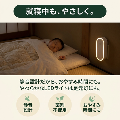 KIZUNA むしまもり360°™ 超音波虫よけブロッカー